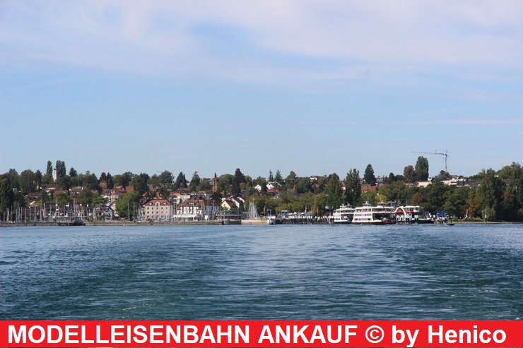 Blick auf das Ufer Promenade Konstanz