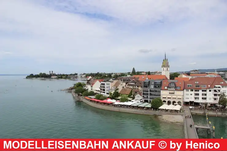 Ausblick auf die Seestraße Friedrichshafen mit Trm