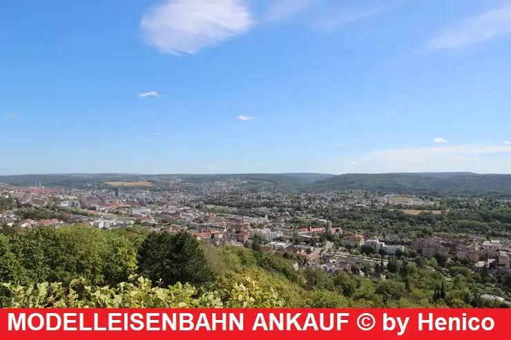 Ausblick von einer Anhöhe über Pforzheim 